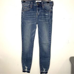 Pistola distressed skinny jeans 25